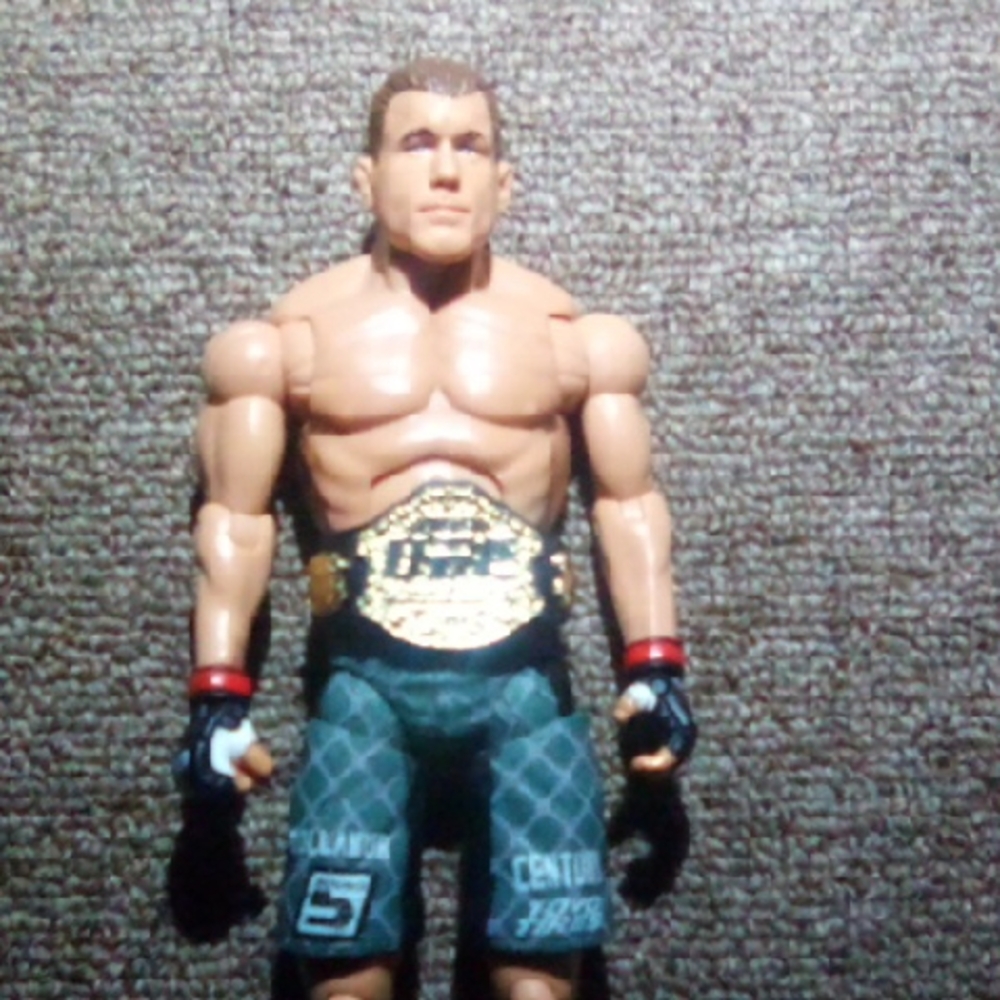 UFC Armyman 40Savage Michael Steel Action Figure with Championship Belt